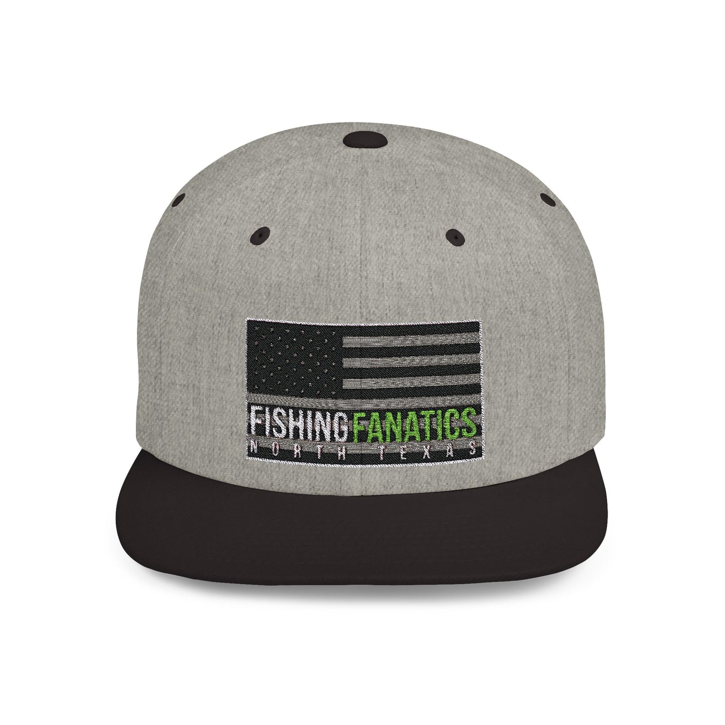 American Flag Flat Bill Snapback