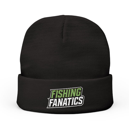 Fishing Fanatics Knit Beanie – Cozy Winter Cap for Fishing Enthusiasts
