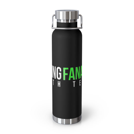 Fishing Fanatics Copper Vacuum Insulated Bottle, 22oz