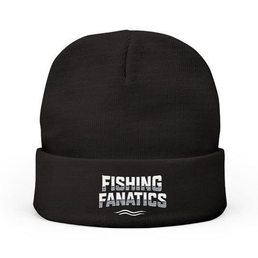 Fishing Fanatics Knit Beanie – Cozy Winter Cap for Fishing Enthusiasts