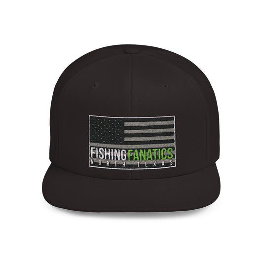 American Flag Flat Bill Snapback